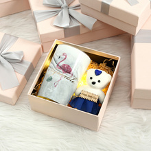 Z7GN礼品盒礼物盒子大号喜糖盒口红化妆品清新粉色伴娘包装礼盒空