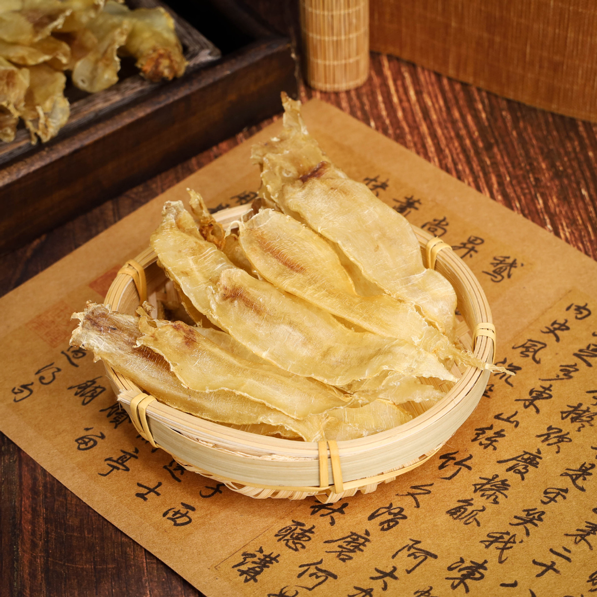 一德路海味渔民自晒 大口公肚赤嘴花胶白花胶鳘鱼胶公鱼肚干货