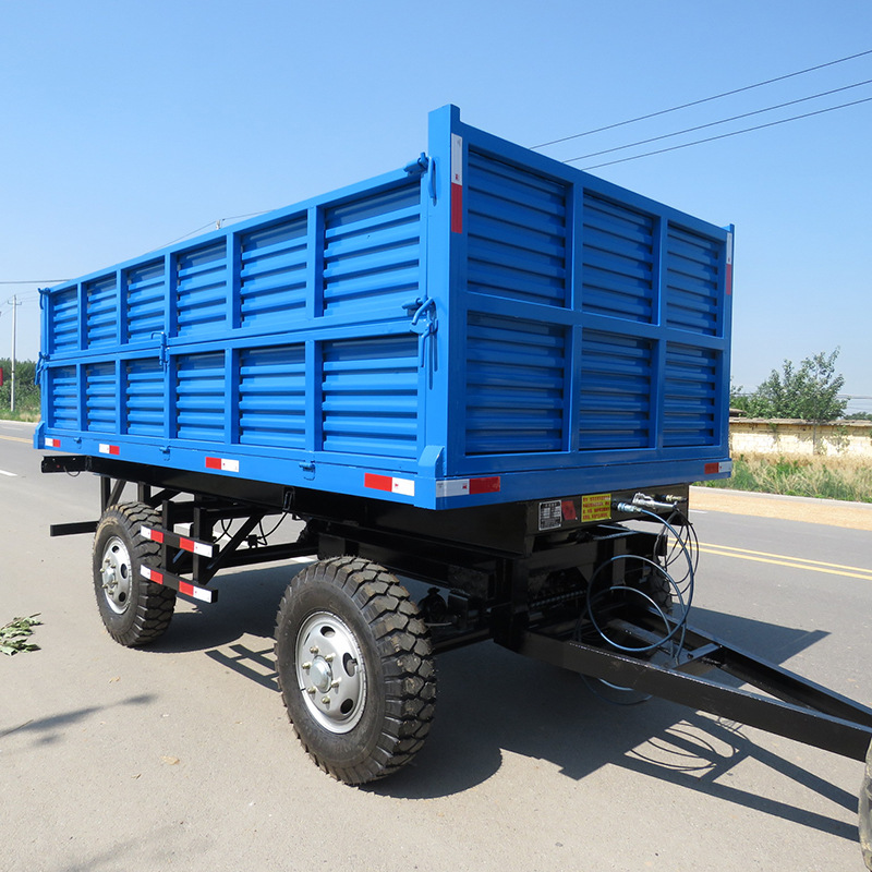 15吨拖拉机拖车 厢式牵引挂车厂家供应批发 农用自卸汽车 厢式牵