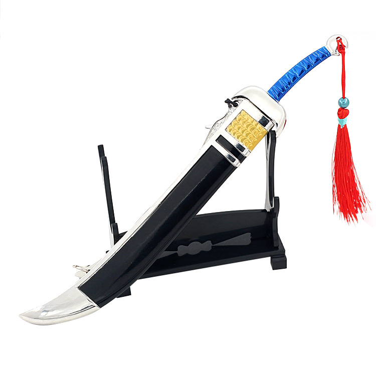 风云雄霸天下武器 聂风血饮狂刀带鞘刀 合金模型工艺品摆件未开刃