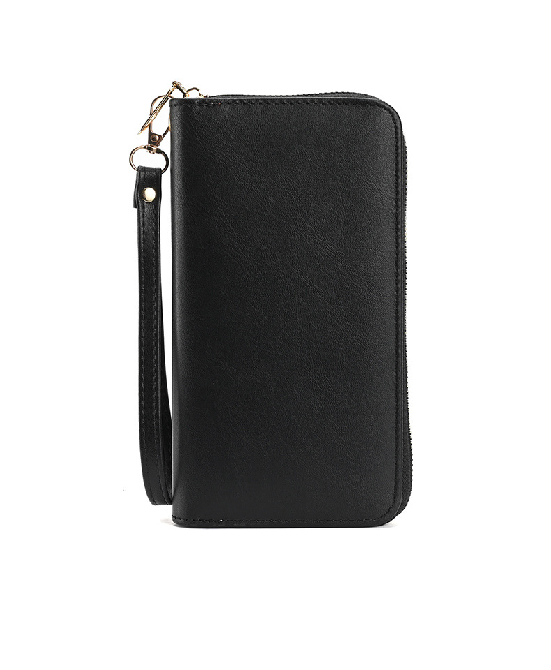 Women's Wallet 2023 New Fashion Wallet Long Special-Interest Design Solid Color Simple Clutch Large Capacity Handbag