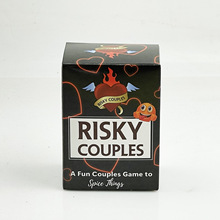 情侣对话游戏卡risky couples 风险夫妻纸牌玩具外贸 英文版