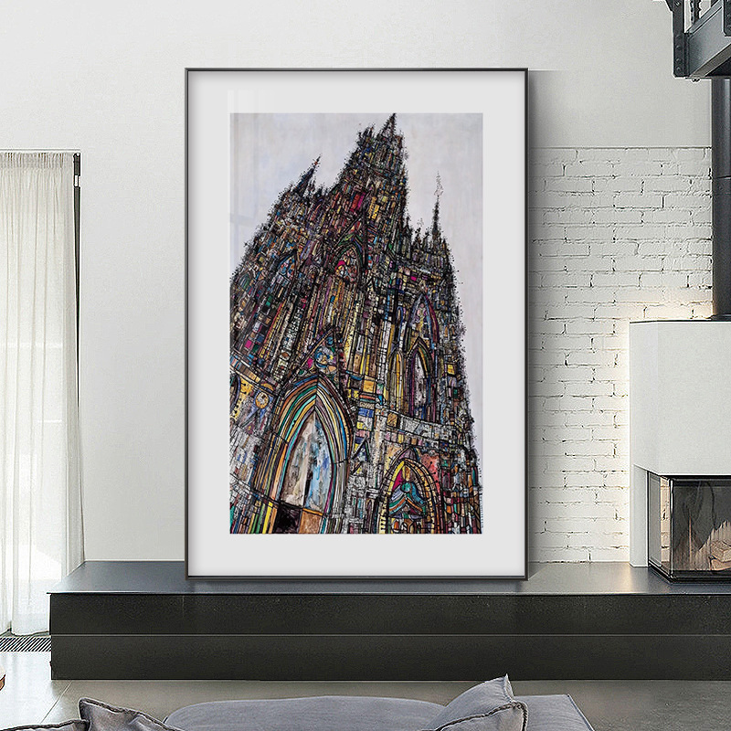 张长江圣殿版画 cj.