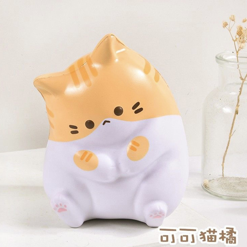 New Pu Cute Decompression Toy Foam Slow Rebound Squeezing Toy Decompression Strange Toys Cat Ornaments Wholesale