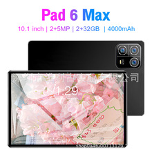 现货Pad6 Max跨境新爆款10.1寸智能平板电脑2+32安卓可插卡通话机