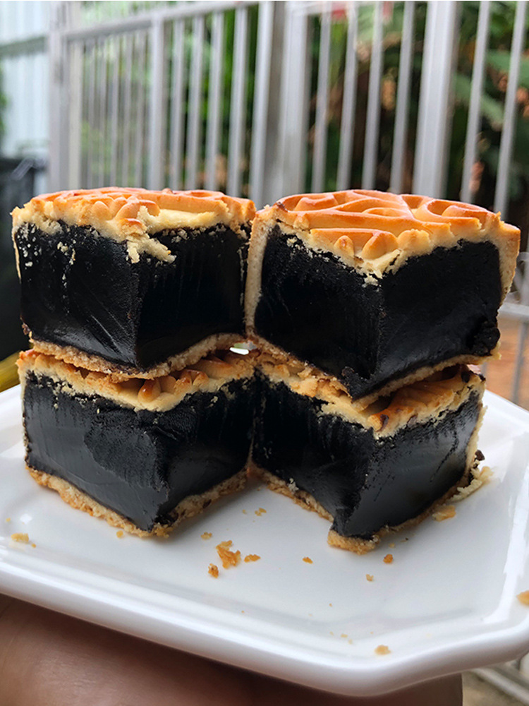 广式广州中秋节增皇黑豆豆沙散装月饼蛋黄莲蓉金腿多口味五仁食品