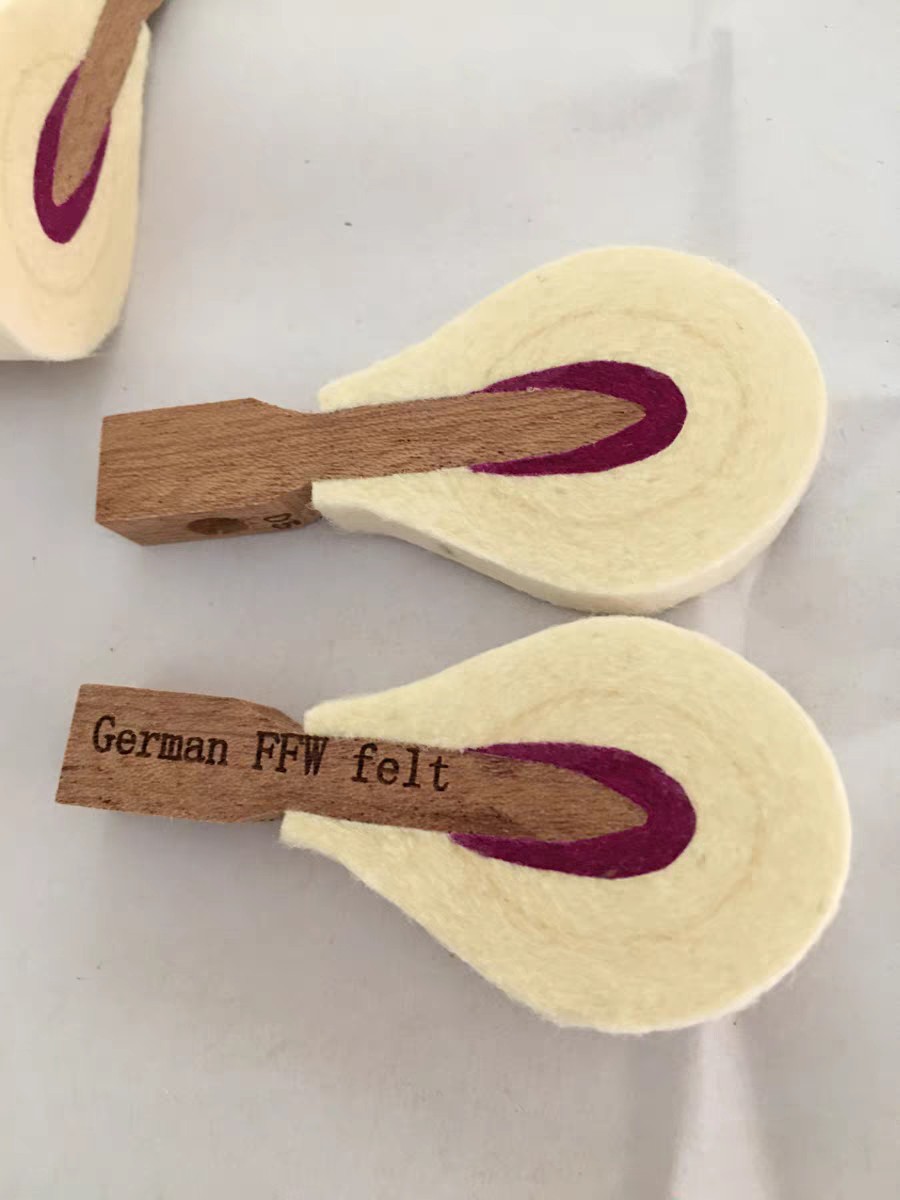 盛源钢琴配件立式钢琴弦槌 钢琴榔头 进口德国毡 ffw榔头 红木