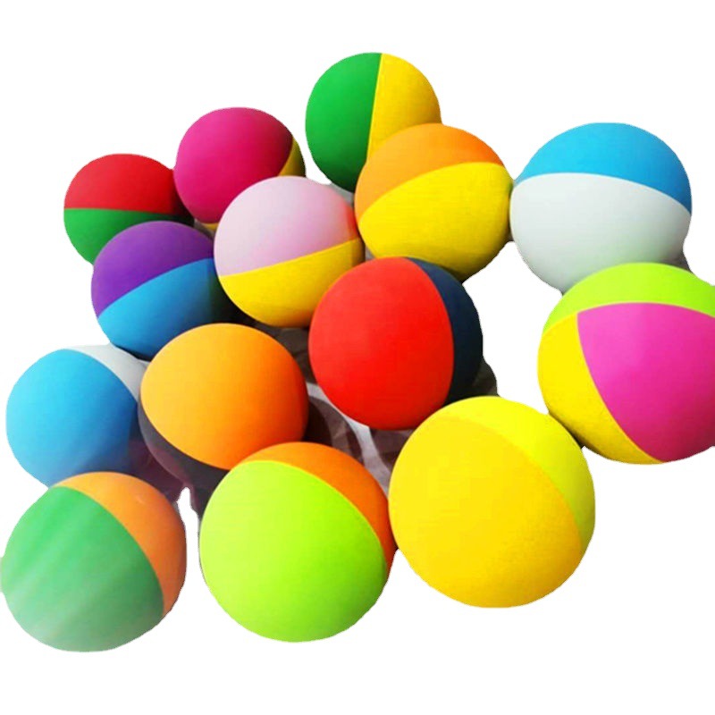 小篮球6cm高弹力迷你橡胶解压空心弹力球儿童玩具mini模型摆件