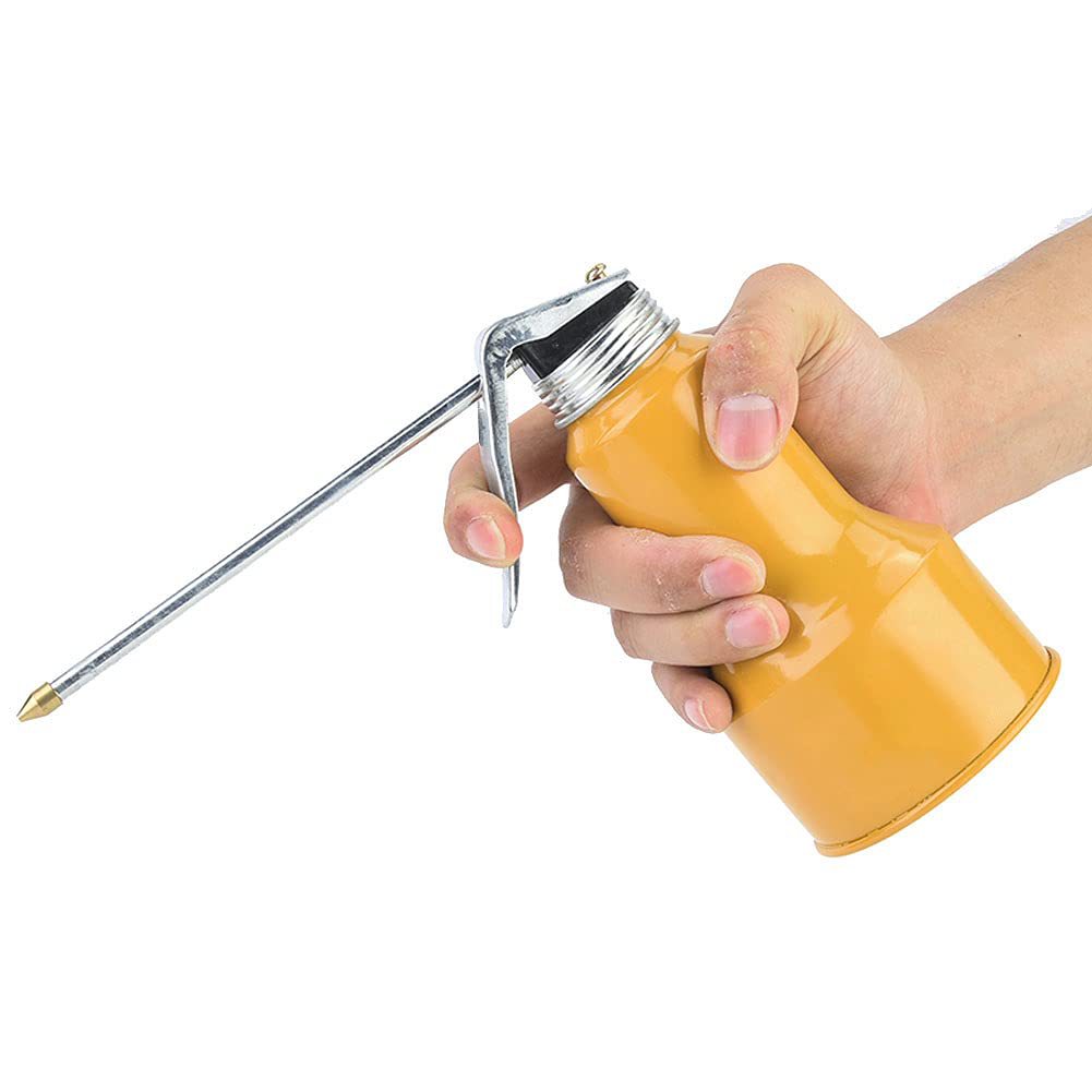 400cc手动高压机油壶 机油注油器 金属润滑油壶 加油泵油罐