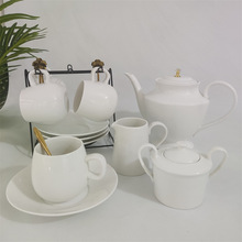 跨境简约现代家用下午茶具茶餐具碟茶杯高级感陶瓷咖啡杯碟套装