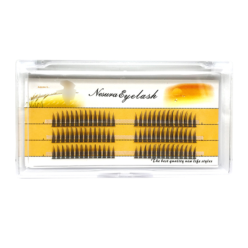 SUNFLOWER False Eyelashes Multi-Specification Lazy Trilogy White Moonlight Little Devil Fishtail Lower Eyelashes Curling Three-Dimensional