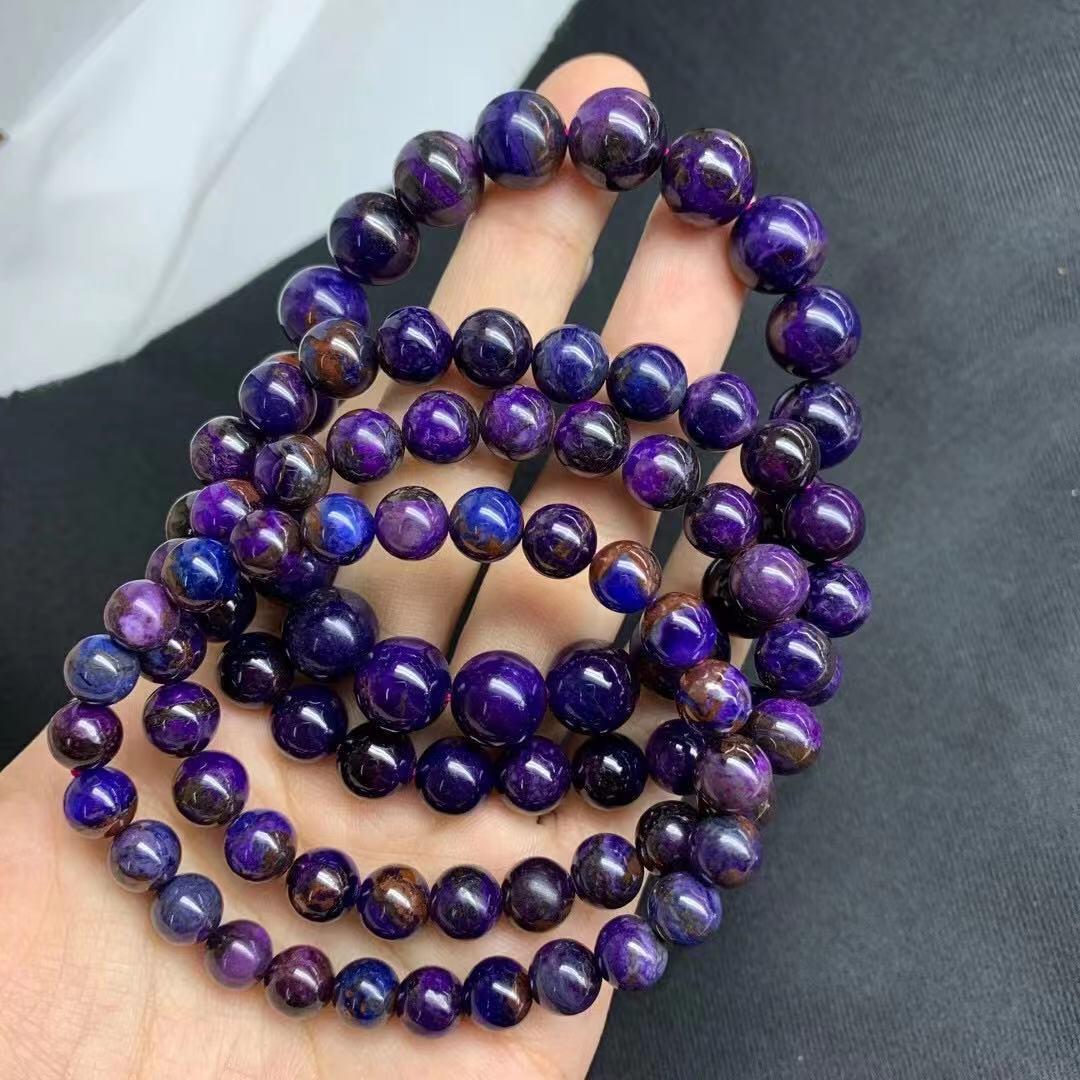 天然舒俱来 苏纪石手链 单圈手串 水 晶宝石女生手链饰品油润光亮