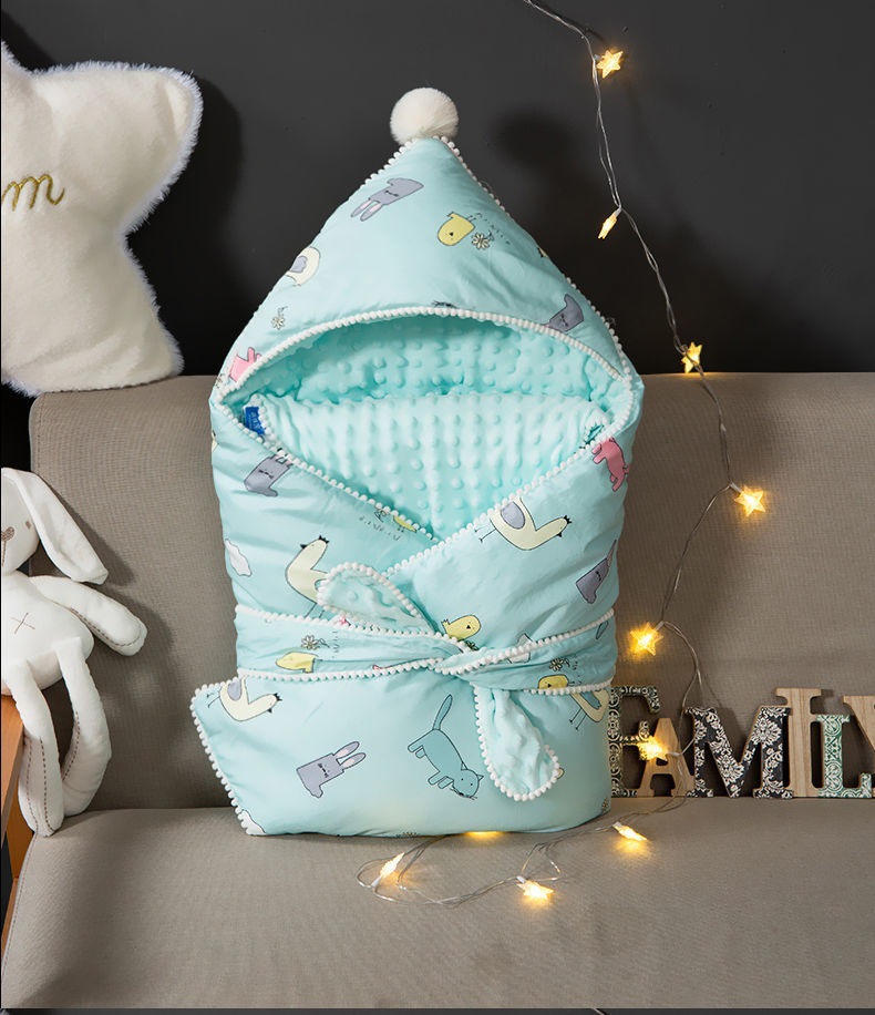 包被新生儿秋冬纯棉抱被冬季加厚外出婴儿用品刚出生宝宝睡袋防踢