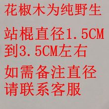 鹦鹉用品用具花椒木站杆鸟用磨爪磨牙棒八哥鹩哥站棍站杠鸟笼配件