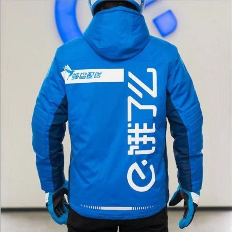 20款蜂鸟即配饿了么冬季外卖服棉服冲锋衣卫衣棒球服马甲logo