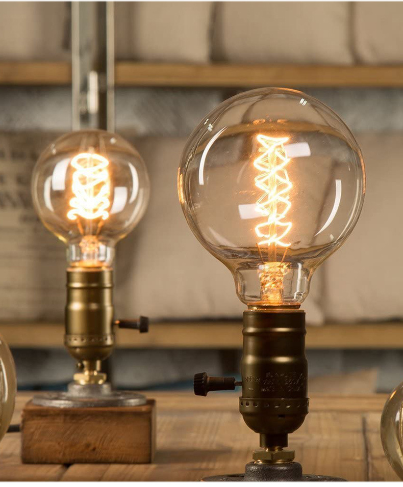 爱迪生复古钨丝灯泡 造型艺术灯 酒吧餐厅装饰白炽灯灯泡现货批发