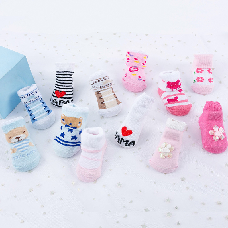 Foreign Trade Kid's Socks Baby's Socks New Cartoon Cute Princess Suit Baby Girl Headband Socks Suit Candy Socks