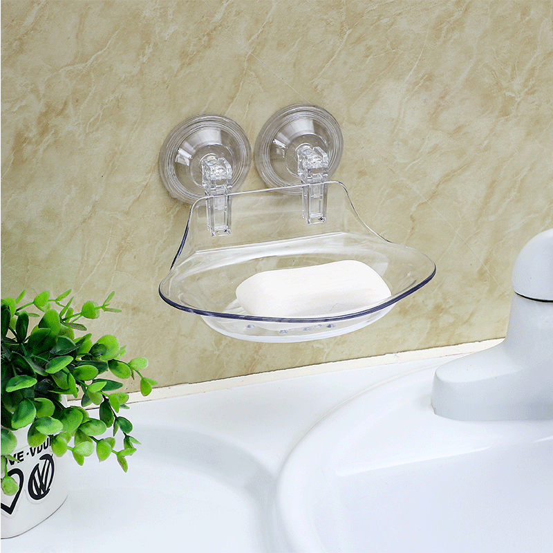 沥水肥皂架卫生间创意免打孔香皂盒浴室香皂托家用壁挂式香皂架子