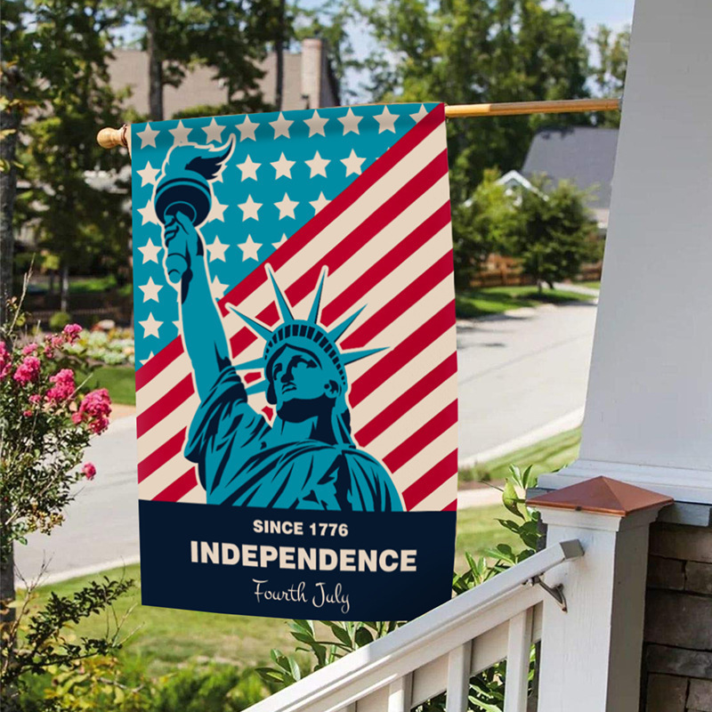independence day flag美国独立日花园旗旗帜旗子亚马逊-阿里巴巴