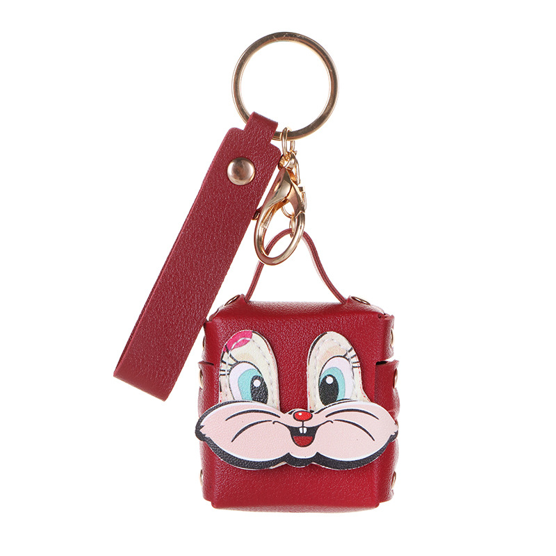 Cartoon Cute Mini Rabbit Pattern Bag Multi-Color Girl Bluetooth Headset Keychain Bag