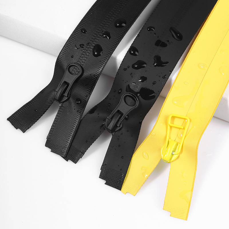 5号防水拉链tpu反穿开尾黑色尼龙拉链条服装滑雪服雨衣车罩拉锁