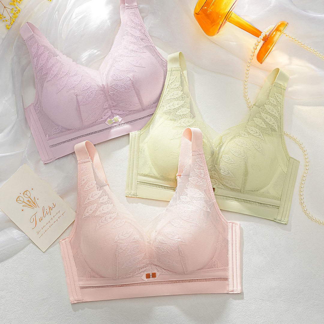 女儿腰红色内衣本命年女龙调整型聚拢收副乳结婚大胸显小大码文胸
