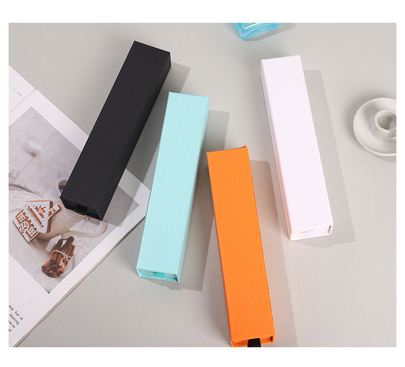 源头厂家长条形首饰盒 抽屉式手表盒 简约纯色项链包装盒 可定制