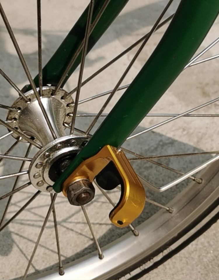 小布brompton e 扣前轮挂钩铝合金折叠自行车车扣12.8g logo制作