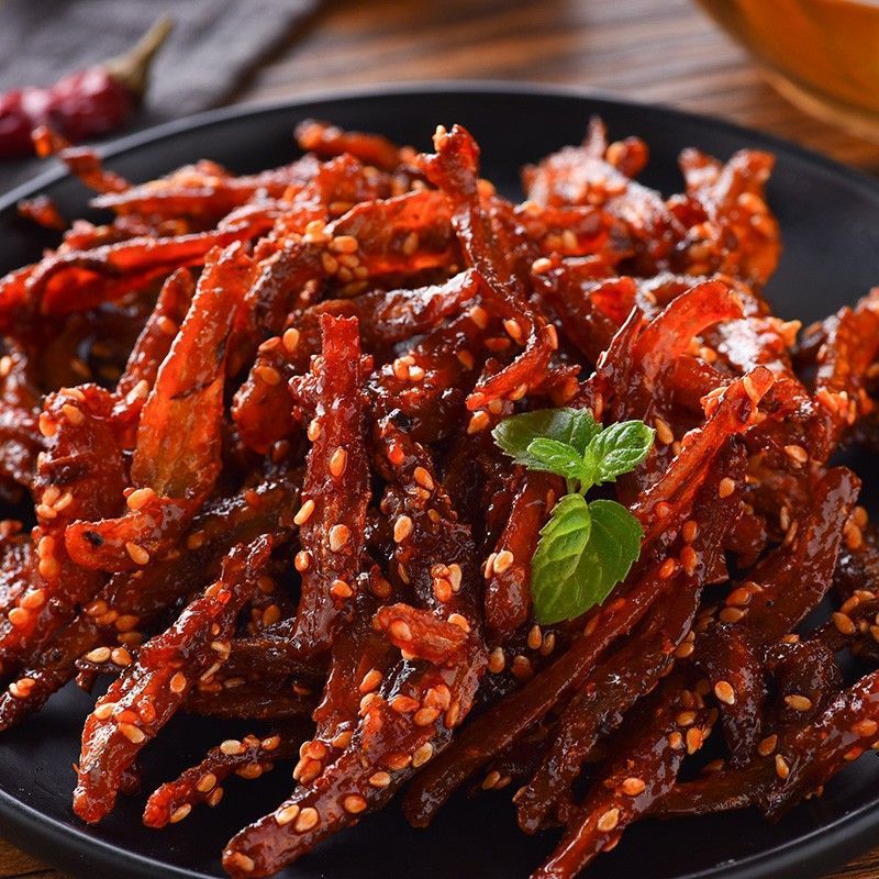 香辣银鱼仔即食零食小吃鱼干辣鱼辣鱼仔海鲜熟食香酥芝麻劲仔小鱼