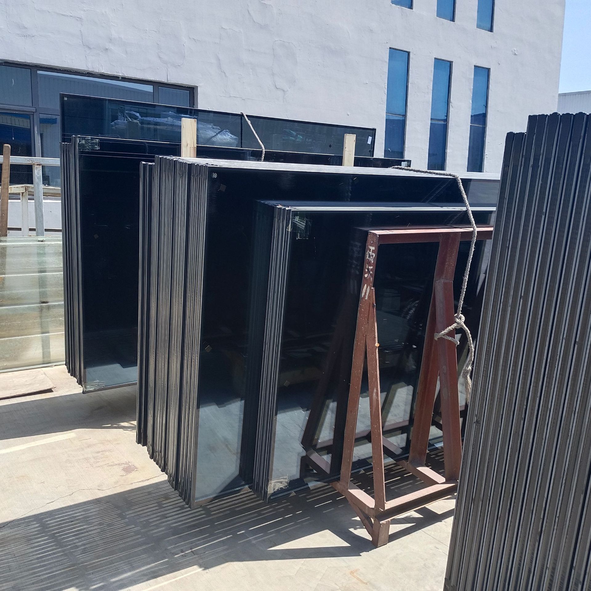 中空玻璃厂 蓝灰色5 9a 5 lowe反光隔热幕墙玻璃节能中空幕墙玻璃