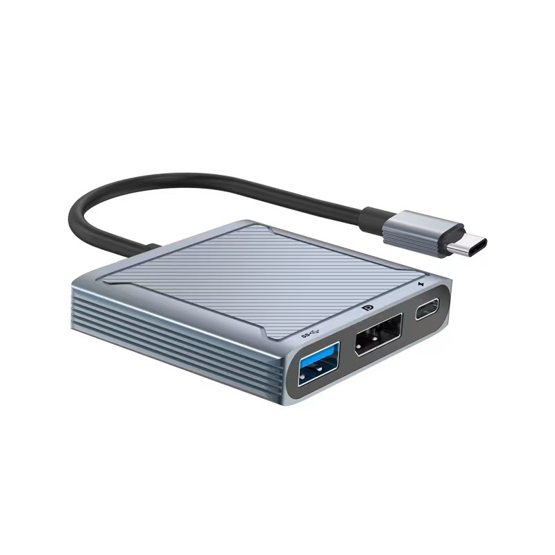 Cross-Border Type-c to Dp Three-in-One Expansion Dock + Usb + Pd Laptop Hub Concentrator Docking Station