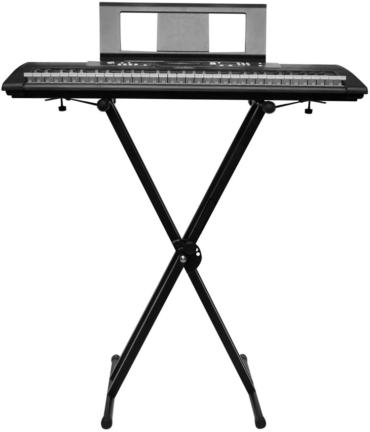 现货x型可调高度双管电子琴架 铁88键61键电子琴琴架 电子琴架子