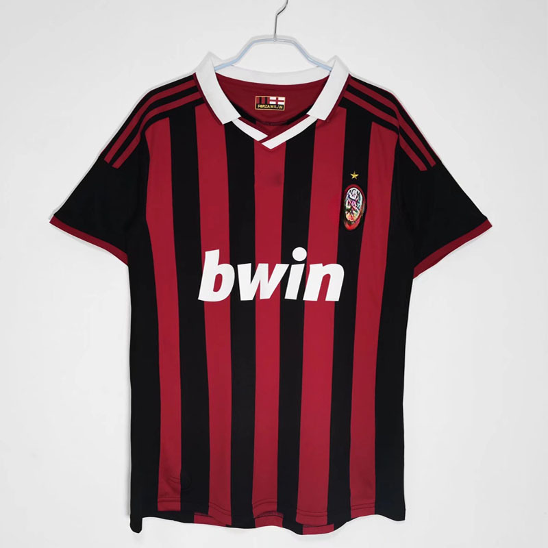 ac米兰复古球衣0607赛季主客场欧冠22号卡卡马尔蒂尼因扎吉足球服