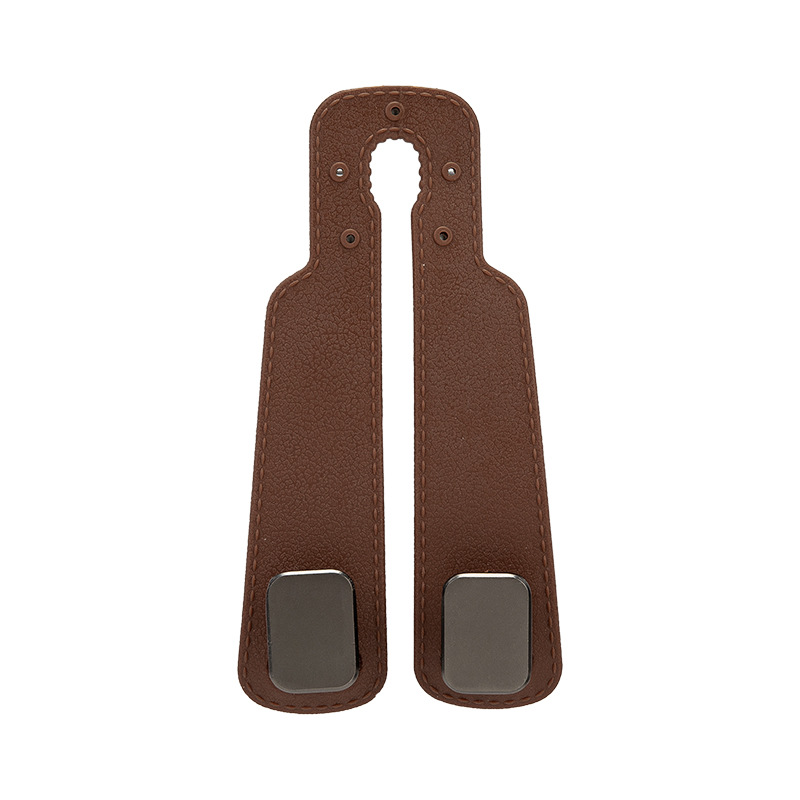 Factory Wholesale Car Seat Back Mobile Phone Holder Hook Anti-Suede Car Hidden Metal Hook