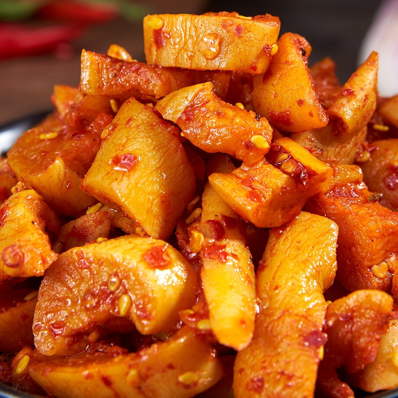 500g四川萝卜干咸菜下饭菜整箱批发商用脱水蔬菜脆萝卜丁腌制酱菜