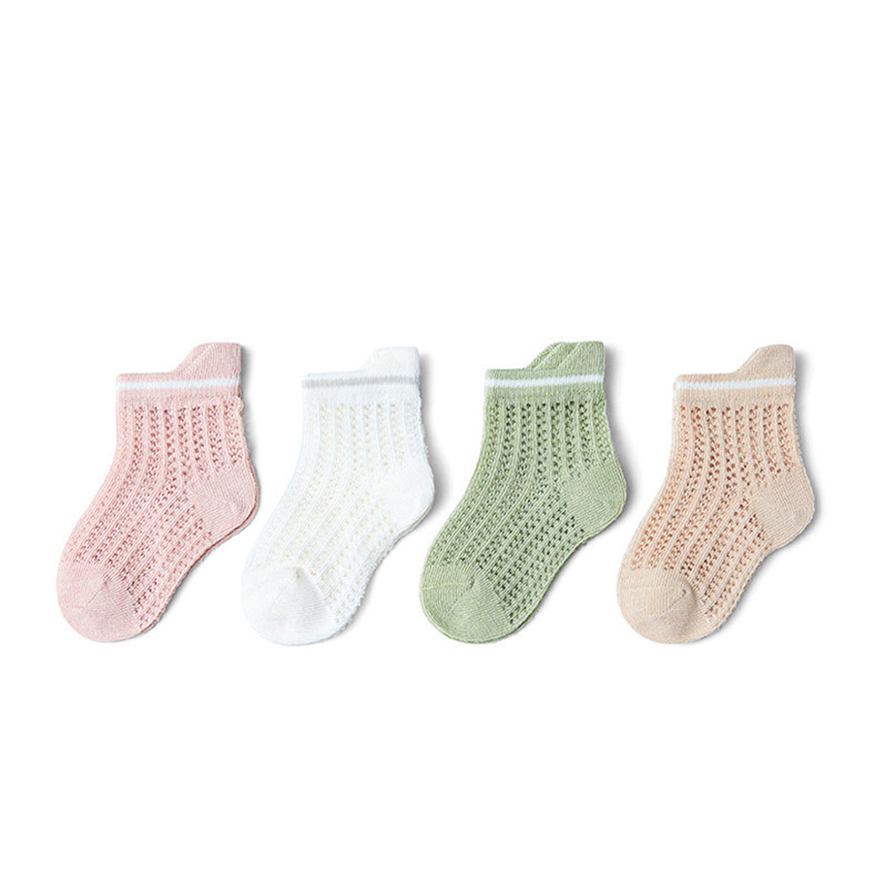 Babies' Baby Socks Summer Thin Mesh Children's Socks Breathable Boys' Socks Baby Socks Summer Boat Socks