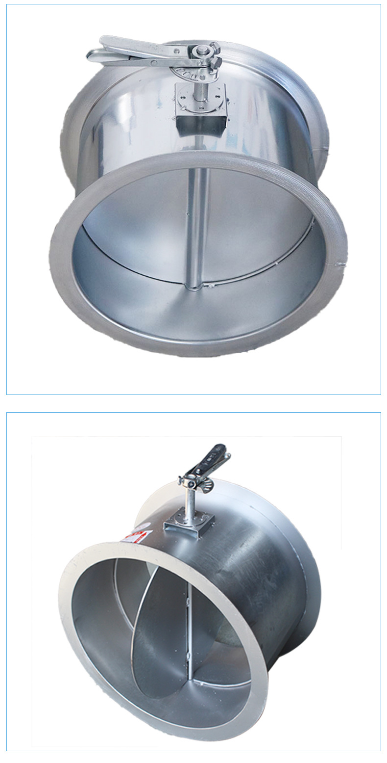 圆形手动风量调节阀 风阀蝶阀厂家支持定制承接工程细选钢材