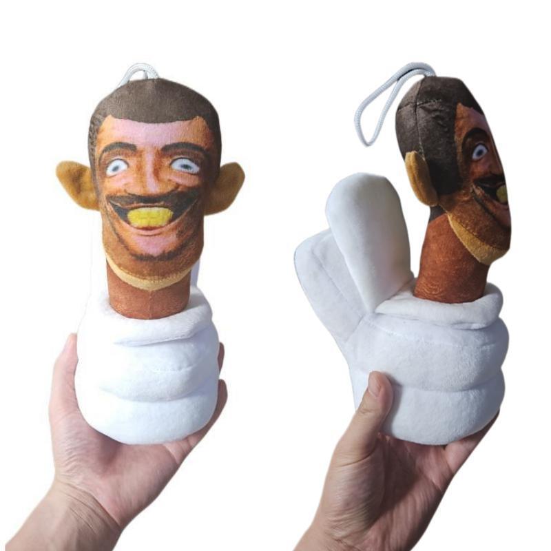 Cross-Border New Product Best-Selling Skibidi Toilet Plush Toilet Man Spoof Plush Toy Doll Doll