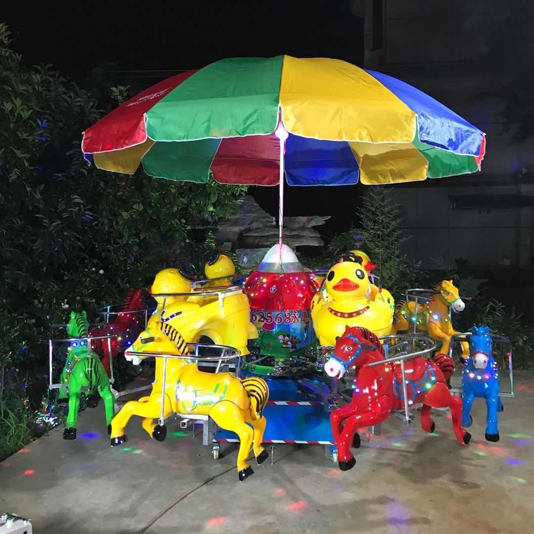摆摊旋转飞机秋千飞鱼广场儿童电动玩具游乐设备户外旋转升降木马