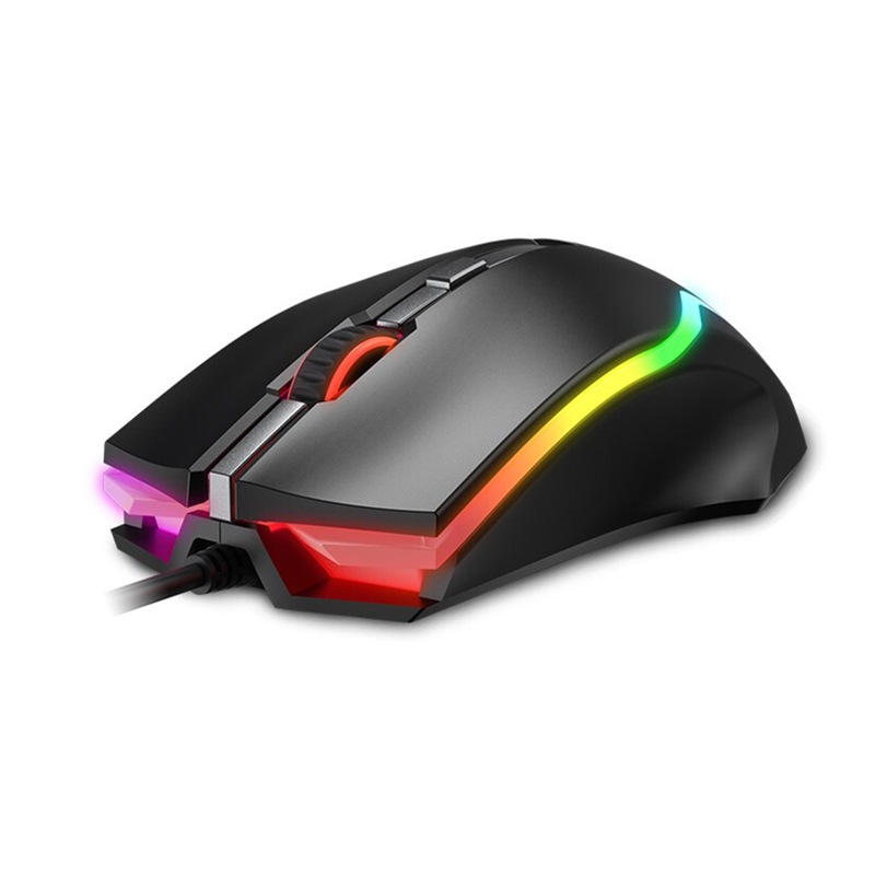 达尔优vx10牧马人鼠标rgb幻彩背光电竞电脑lol吃鸡cf办公家用网吧