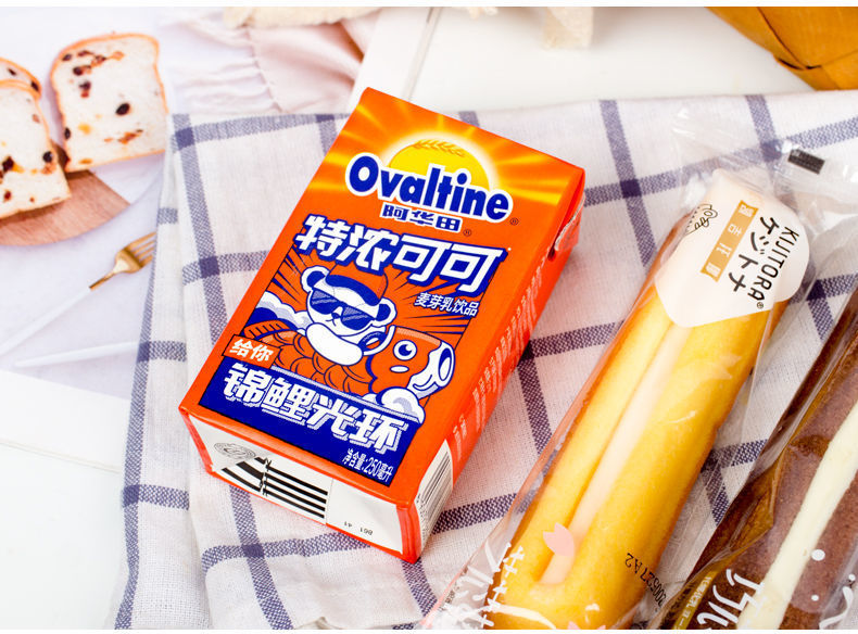 阿华田浓香可可味燕麦麦芽乳饮料250ml*6盒分享礼盒装
