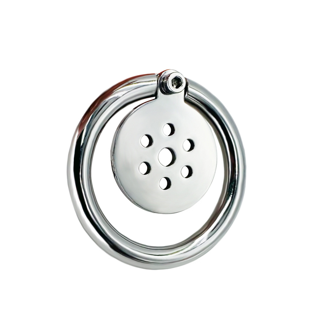 frrk男用金属cb锁锅盖锁平板阳具锁短款贞操锁贞洁器情趣道具批发