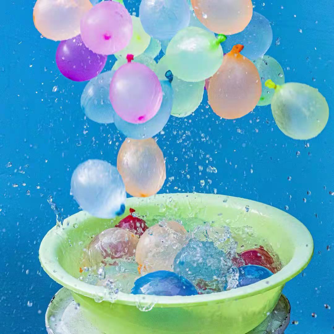 水气球注水地推小水球水弹打水仗汽球夏日水气球快速注水气球