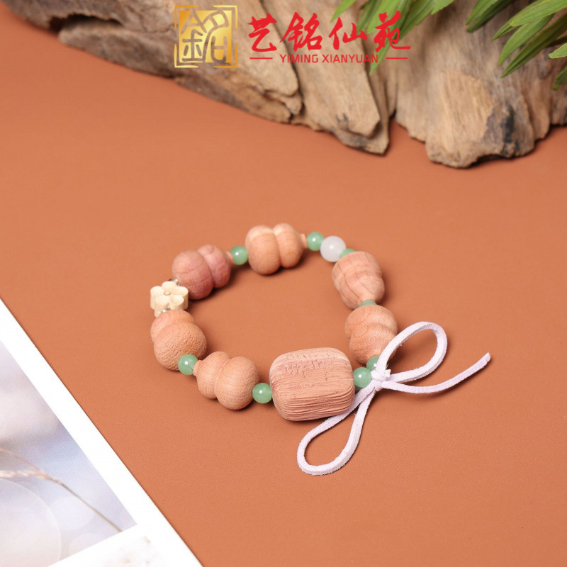 血柏木大枣骨头手串合集手串高端盘玩手链文玩时尚饰品