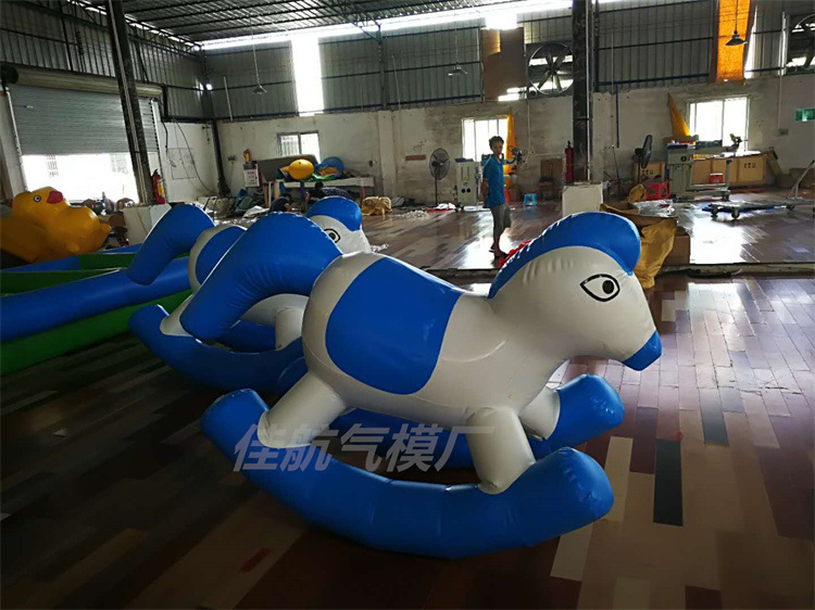 充气摇摇马气模儿童水上乐园跷跷板熊猫恐龙坐骑百万海洋球池玩具