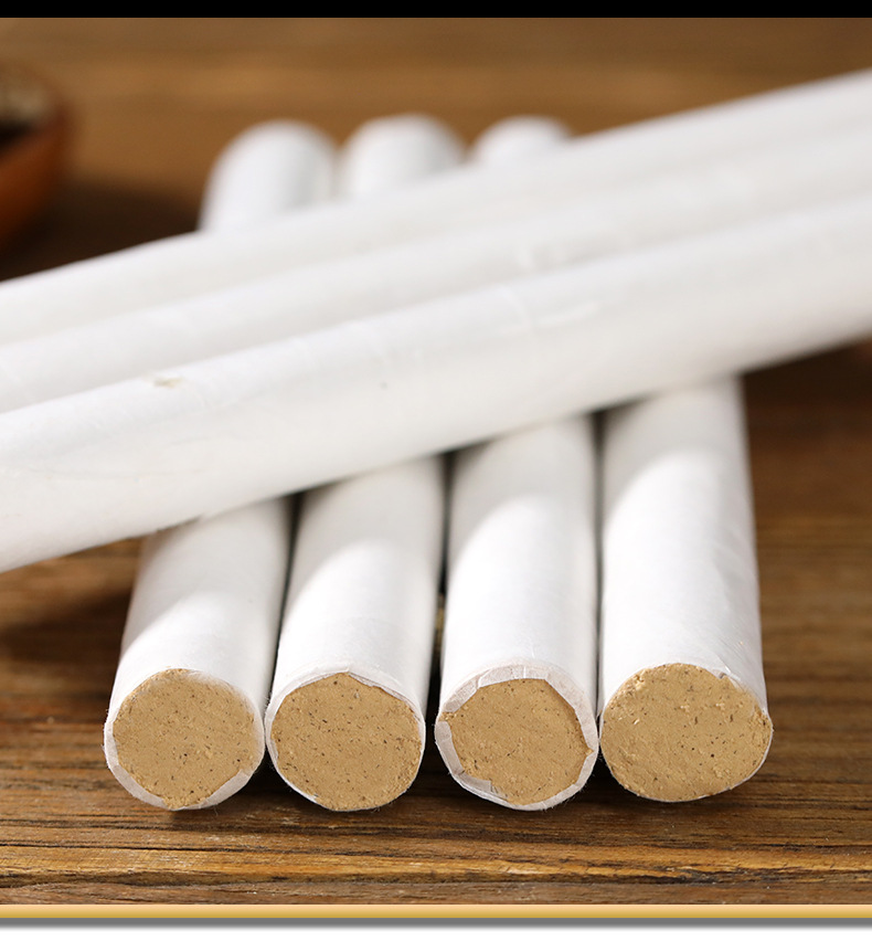 天然驱蚊艾条批发家用艾灸条室内驱蚊香薰盒装艾渣条艾条灭火帽