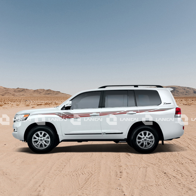 2021年陆地巡洋舰 lc200 70周年gxr车身贴纸酷路泽贴纸