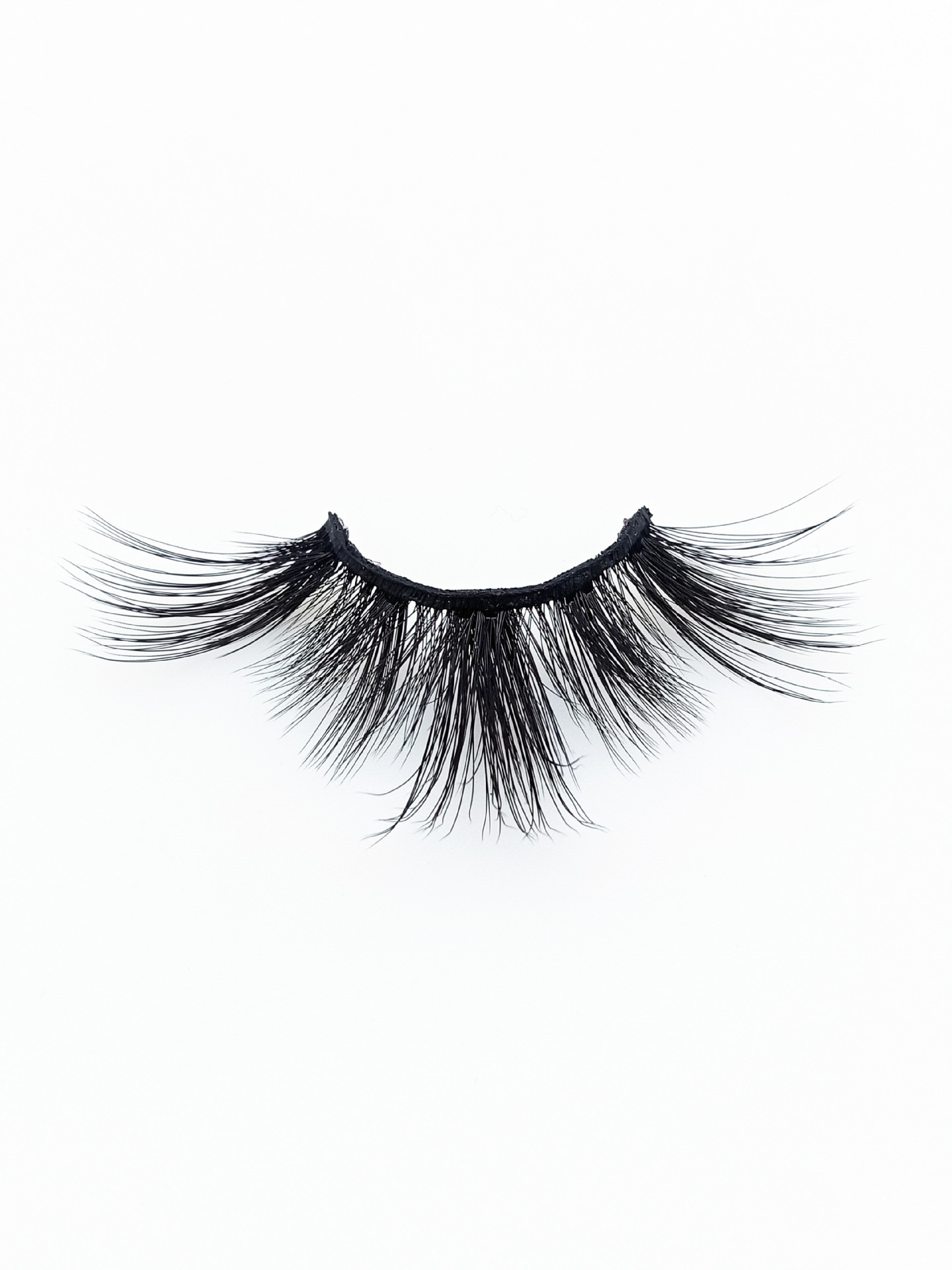 25mm False Eyelashes One-Pair Package Three-Dimensional Cross Thick Curl Multi-Layer Exaggerated Handmade Factory Wholesale