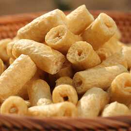 豆肠豆棍人造肉腐竹豆制品素鸡肠麻辣烫火锅食材腐竹炸串豆筋棍