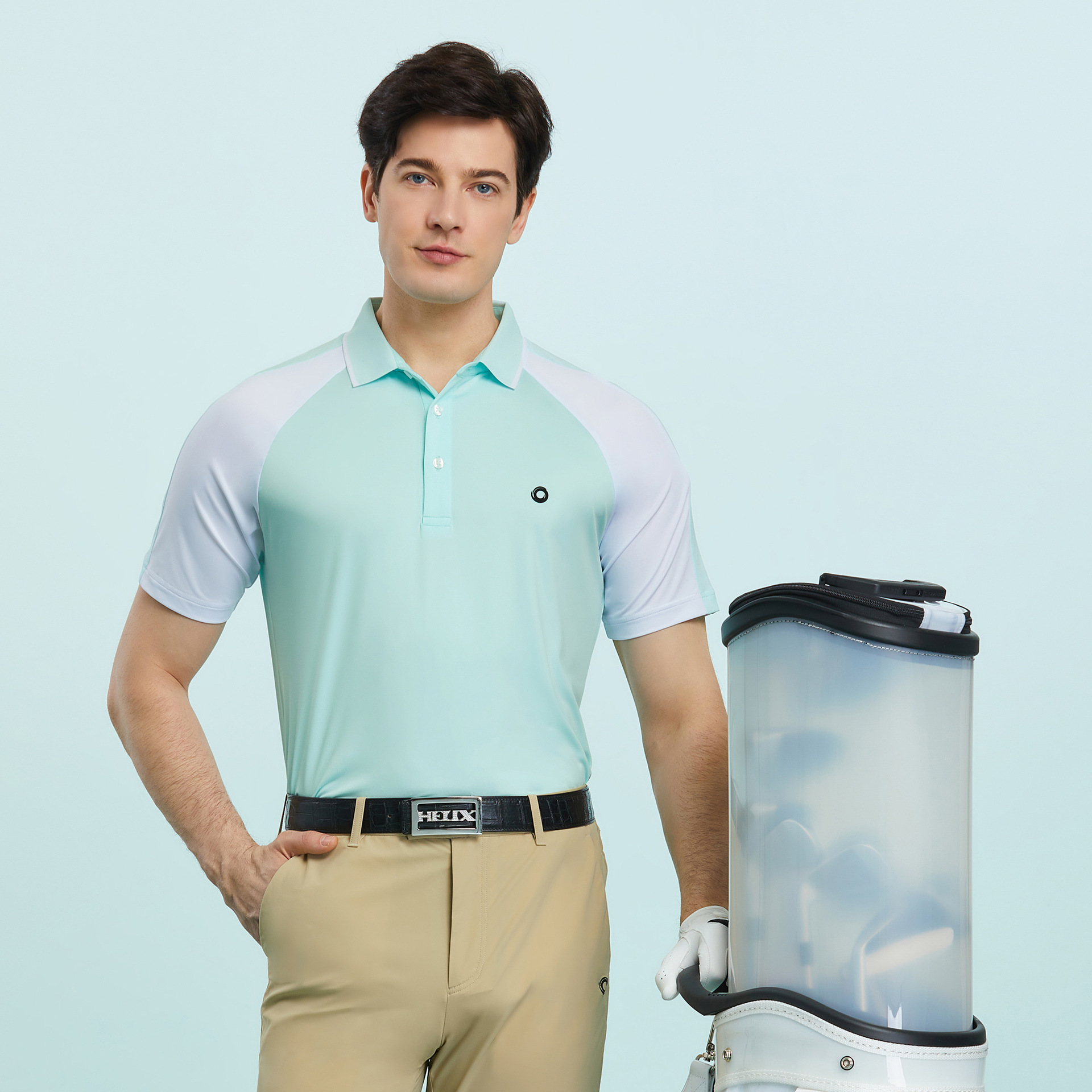 helix喜力克斯高尔夫服装男士短袖夏季新款t恤运动舒适休闲polo衫